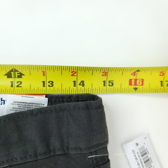 Old Navy Straight Built In Flex Tough Pants Grey Charles Boy's Sz 16 Adjustable - Picture 11 of 12